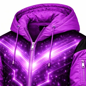 Veste bomber coupe-vent technique personnalisée OEM, unisexe, mode urbaine, production en gros, fournisseur direct d'usine de vêtements - Product Image 4