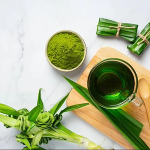 Poudre d'extrait de feuille de Pandan en vrac, soluble dans l'eau, pour crème glacée et gelée - Product Image 1