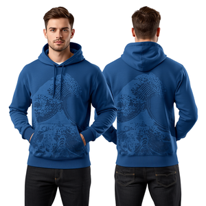 Sweat à capuche en coton pour homme, imprimé graphique, pull tendance, vêtements décontractés, confortables, modernes, à porter au quotidien - Product Image 2