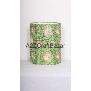 Cubo de Basura Hexagonal Plegable de Papel de Algodón Reciclado Hecho a Mano, Elegante, para Uso en Interiores/Exteriores, para Oficina - Product Image 2