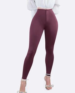 Leggings sculptants taille haute à effet ventre plat et rehausseur de fesses intégré, sous-vêtements modelants silhouette sablier, faible MOQ - Product Image 5