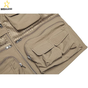 เสื้อกั๊กตาข่ายระบายอากาศลายพรางสำหรับนักข่าว ช่างภาพ ตกปลา - Product Image 3