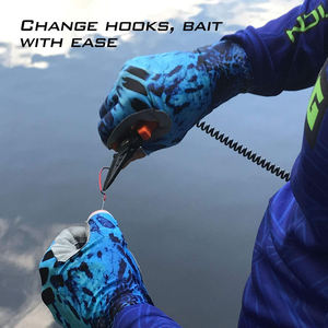 Guantes de Pesca Profesionales de Alta Calidad, Cómodos, de Poliéster, Antideslizantes e Impermeables para Exteriores, Diferentes Tallas para Todos, Más Vendidos - Product Image 4