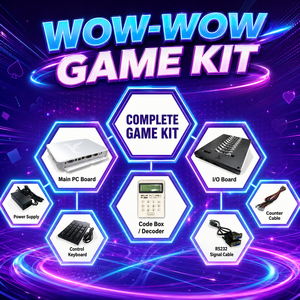 Kit de jeu de cartes VGAME WOW-WOW avec carte PC, carte IO et décodeur - Product Image 1