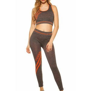 FLY HUMBLE SPORTSWEAR Ensemble de yoga pour femme respirant, doux, durable, en Spandex/Polyester, anti-bactérien, motif ethnique, taille haute, unique - Product Image 6