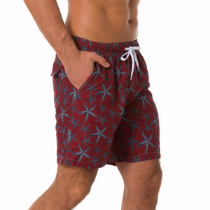 Men's <b>Black</b> <b>Board</b> Shorts With Teal Pineapple Print Quick Dry Elastic Waist Casual Short Shorts 100% Polyester - Product Image 4