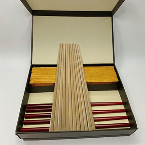 AB Grade Wood Disposable Chopsticks Round Smooth Wooden Chopsticks for Restaurant & Business Gift Packaging - Product Image 1