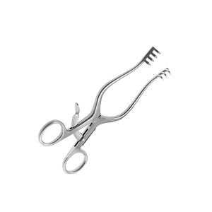Retractor Quirúrgico Rntne para Hospital, 3 x 4 Dientes, Acero Inoxidable Alemán Afilado, Instrumento Médico Manual, Herramienta de Precisión - Product Image 4