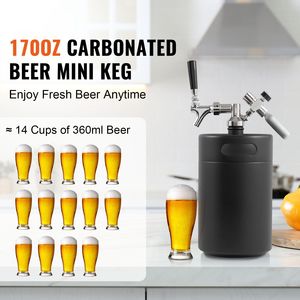 Mini Fusto da 170 Oz (5L) in Acciaio Inossidabile 304 per Birra, con Sistema di Spillatura e Display Pressione CO - Product Image 2