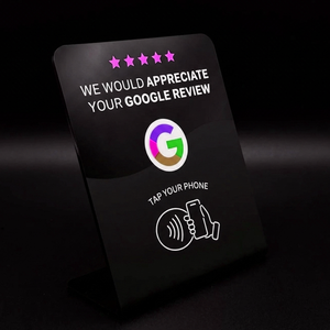 Expositor Moderno de Acrílico con NFC para Reseñas de Google, Pantalla Inteligente para Reseñas en Tiendas, Restaurantes, Hoteles, Salones y Negocios - Product Image 3