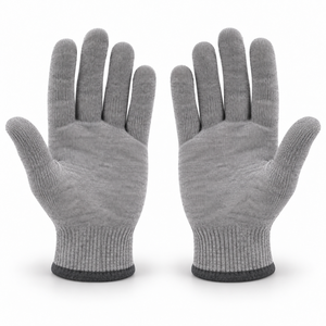 Guantes de Trabajo de Algodón con Puño Tejido, Antideslizantes, Textura Lisa, Sin Polvo, Sin Silicona, Guantes de Seguridad de Uso General - Product Image 5