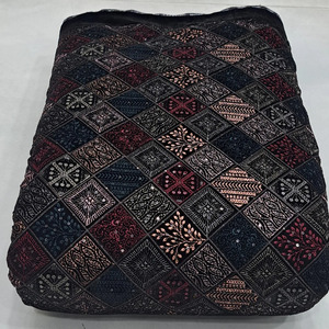 Embroidered <b>Velvet</b> Fabric <b>Velvet</b> Fabric for Dress <b>Velvet</b> Lace Fabric for African Fashion Abaya Kaftan Garment Export EU <b>UK</b> Buyer - Product Image 4
