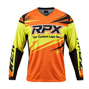 Camisetas de Motocross de Poliéster para Hombre, Talla Grande, Personalizadas, Transpirables, Resistentes al Fuego, Equipación de Carreras, Camiseta de Motocross para Adultos - Product Image 1
