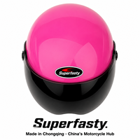 Équipement de protection pour moto, casque ouvert, casque de moto pour les trajets quotidiens en ville, casque de moto personnalisé