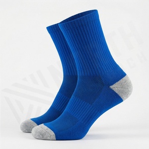 Blue Crew <b>Running</b> <b>Socks</b> Breathable Moisture Wicking Polyester Spandex Athletic Sports <b>Socks</b> for Adults Summer Use - Product Image 3