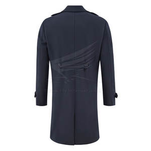 Abrigo de Lana para Hombre, Nuevo Estilo, 100% Lana/Poliéster, Transpirable, de Alta Calidad, Largo - Product Image 2