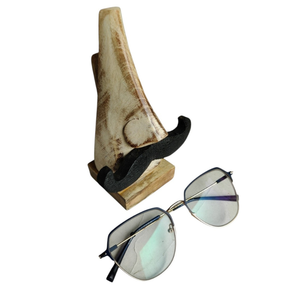 Soporte Decorativo de Madera para Gafas | Divertido Soporte para Gafas con Forma de Nariz, Organizador para el Hogar u Oficina, Idea de Regalo, Artesanía de Primera Calidad, Deluxe - Product Image 1