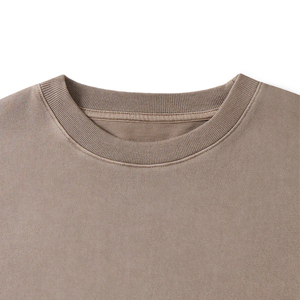 Pak Muntaha Impex Men's Oversized Cotton <b>T</b>-<b>Shirt</b> O-<b>Neck</b> Short Sleeve Casual Printed Logo Front Solid Color Jersey Knitted - Product Image 3