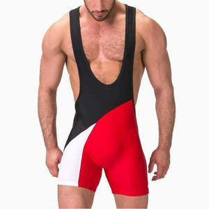 Five B Custom Sublimation Spandex Polyester Wrestling Singlet with Automated Cutting Lightweight <b>Compression</b> Sportswear - Product Image 6