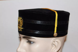 Nouvelle Casquette Couronne de Rite Écossais 33ème Degré de Haute Qualité 2026, Broderie Blanche Faite à la Main, Faible MOQ, Casquettes Couronne de Régalia Maçonnique, Service OEM - Product Image 2