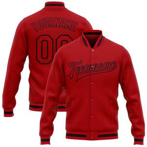 La Mejor Opción, Chaqueta de Béisbol Personalizada Tipo Letterman, Cierre de Broches, Uniforme de Equipo, Nombre y Número Personalizados, Proveedor de Ropa Deportiva OEM - Product Image 1