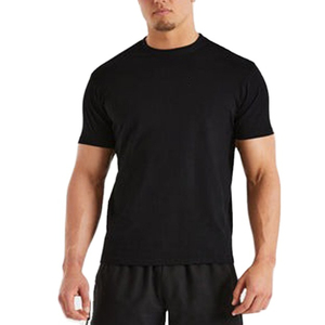 Camiseta de Verano Personalizada de Color Sólido, Corte Cuadrado, Algodón Grueso de Alta Calidad, para Hombre - Product Image 3