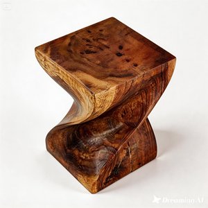 Hot Sale Living <b>Bed</b> Bath Room TerracePedestal Twisted Wooden Suar Small Medium Modern Antique Side <b>Table</b> Chair Stool Ottomans - Product Image 5