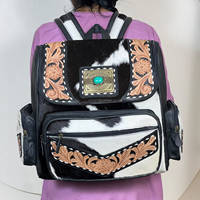 Sacs à dos pour femmes en cuir de vachette artisanal et gravé, élégants, avec pierre turquoise, poignée souple, sacs de voyage – Super Septembre