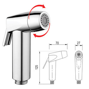 Cabezal de Bidé VX65 Personalizable, Rociador de Bidé de Plástico ABS, Shattaf Moderno -KSN Vietnam OEM/ODM - Product Image 1