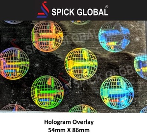 Autocollant adhésif personnalisé en vinyle permanent avec hologramme laser, anti-contrefaçon, pour cartes d'état de fruits, en PET holographique, vente en gros - Product Image 3