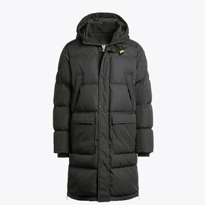 Wholesale <b>Men's</b> Winter Bubble Parka Puffer Jacket Zipper Hooded Custom Logo Fashion Windproof Thick Quilted <b>Long</b> <b>Coats</b> - Product Image 6