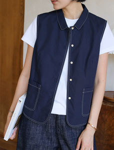 Mens <b>Black</b> Palin Pattern Denim <b>Vest</b> Custom Fit Button Down Sleeveless Jacket Cool Casual Outerwear For Men Denim <b>Vests</b> - Product Image 3