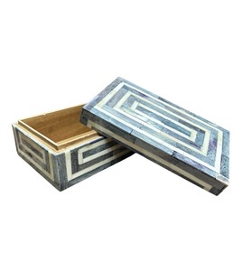 Elegante Caja de Almacenamiento de Resina con Interior de MDF para Organización del Hogar y Decoración del Hogar para Regalo - Product Image 1