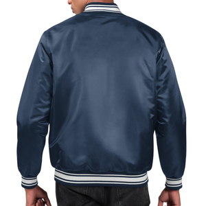 <b>Men</b> Satin Bomber <b>Jacket</b> Custom Embroidery Logo Lightweight Varsity <b>Flight</b> <b>Jacket</b> Streetwear Wholesale Windbreaker - Product Image 4
