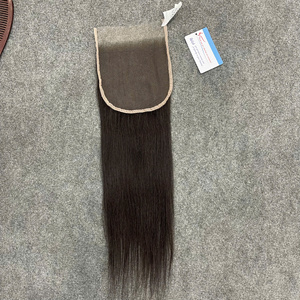 ผมมนุษย์แท้แบบตรง 5x5 HD Lace Closure สีธรรมชาติ |   ผู้จัดจำหน่ายผมแท้แบบขายส่ง - Product Image 1