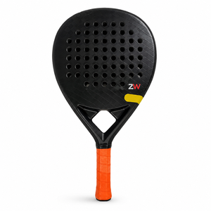 Raquette de padel professionnelle en fibre de carbone 3K 16K, surface rugueuse 3D, forme goutte d'eau, personnalisation possible, grip antidérapant - Product Image 1