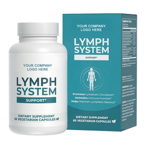 Custom Lymph System Detox Capsules Immune Support Herbal Supplement Private Label Manufacturing - Product Image 1