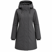 Parka épaisse pour femme, idéale pour les conditions froides, avec rembourrage en coton, veste décontractée grande taille, vente en gros