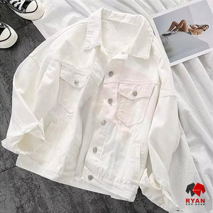 Ryan Pro Gear <b>Customized</b> <b>Denim</b> <b>Jacket</b> For Women Breathable and Comfortable Fabric with <b>Customized</b> Logo OEM Design - Product Image 3