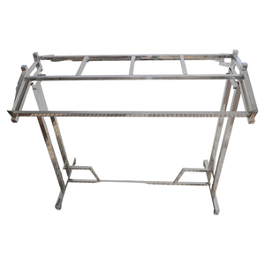 Expositor de Ropa Plegable de Metal de Lujo Moderno Bros, Soporte de Exhibición Portátil Resistente para Ropa, Estante Independiente para Tiendas Minoristas - Product Image 1
