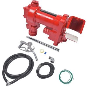 Pompa di Trasferimento Carburante Rossa di Alta Qualità 12 Volt 20 GPM con Kit Ugello per Auto, Camion, Trattore, Diesel, Benzina, Cherosene, Cavo da 6m, Garanzia 1 Anno - Product Image 4