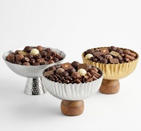 Koninklijke Wegwerp Aluminium Chocolade Geschenkbak Luxe Geassorteerde Chocolade Collectie Elegante Verpakking Feest Bruiloft Verjaardag