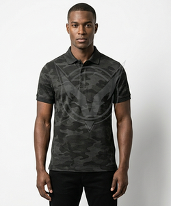 Camiseta de Camuflaje de Algodón y Poliéster para Hombre, Tendencia 2026, Venta al Por Mayor, Logotipo Frontal, Transpirable, Estilo Golf Casual, Servicio OEM - Product Image 5