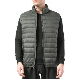 Gilet matelassé en duvet de qualité supérieure unisexe, chaud et léger, vêtements d'extérieur - Product Image 3