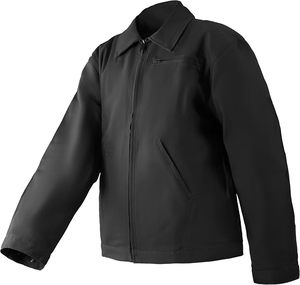 Men's Relaxed Fit <b>Work</b> <b>Jacket</b>, Heavy-Duty 100% Cotton Duck <b>Canvas</b> | Wear-Resistant, Zippered Chest Storage, Angled Hand Pockets - Product Image 3