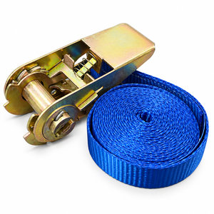 Sangle à cliquet en polyester Provina, personnalisable en couleur/taille, 25-50 mm, avec boucle en acier, résistance à la rupture de 5000 kg - Product Image 1