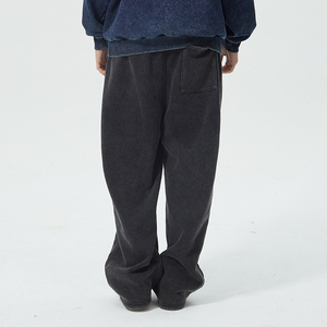 Men's Casual Straight Leg <b>Drawstring</b> Sweatpants Relaxed Fit Lounge <b>Trousers</b> - Product Image 5