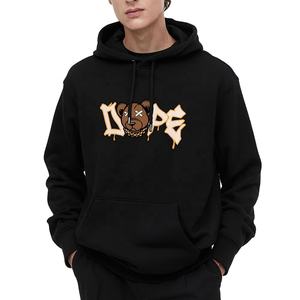 OEM 100% algodón peso ligero francés Terry Sudadera con capucha logotipo personalizado tamaño regular al por mayor de los hombres de invierno - Product Image 1