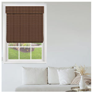 Persianas Romanas de Bambú Decorativas, Inalámbricas, Integradas, de Diseño Natural, para Interiores de Ventanas Francesas Ecológicas, Aptas para Todas las Estaciones - Product Image 1