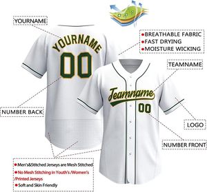 Maillot de baseball personnalisé, chemises boutonnées personnalisées cousues/imprimées, uniforme de sport pour hommes, femmes et jeunes - Product Image 2